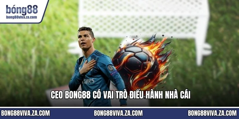 CEO BONG88 có vai trò điều hành nhà cái