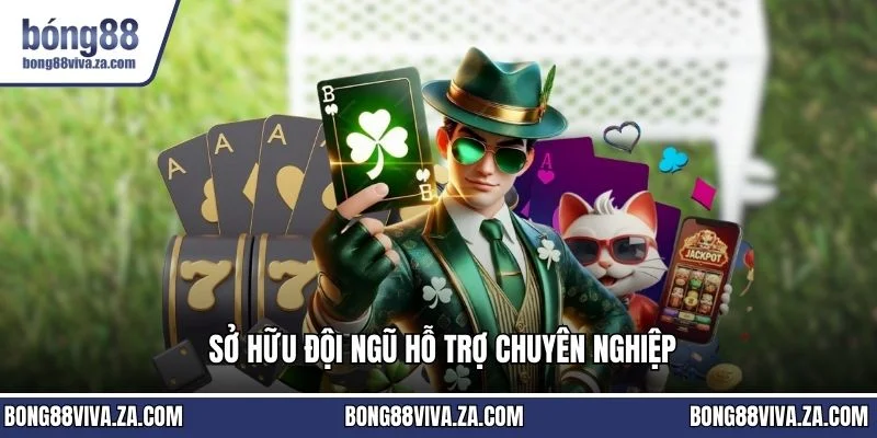 Sở hữu đội ngũ hỗ trợ chuyên nghiệp